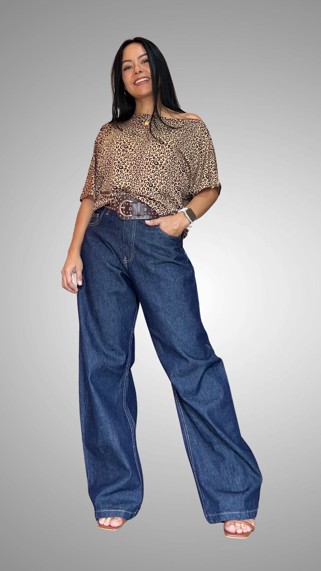Jeans Barrel Largo