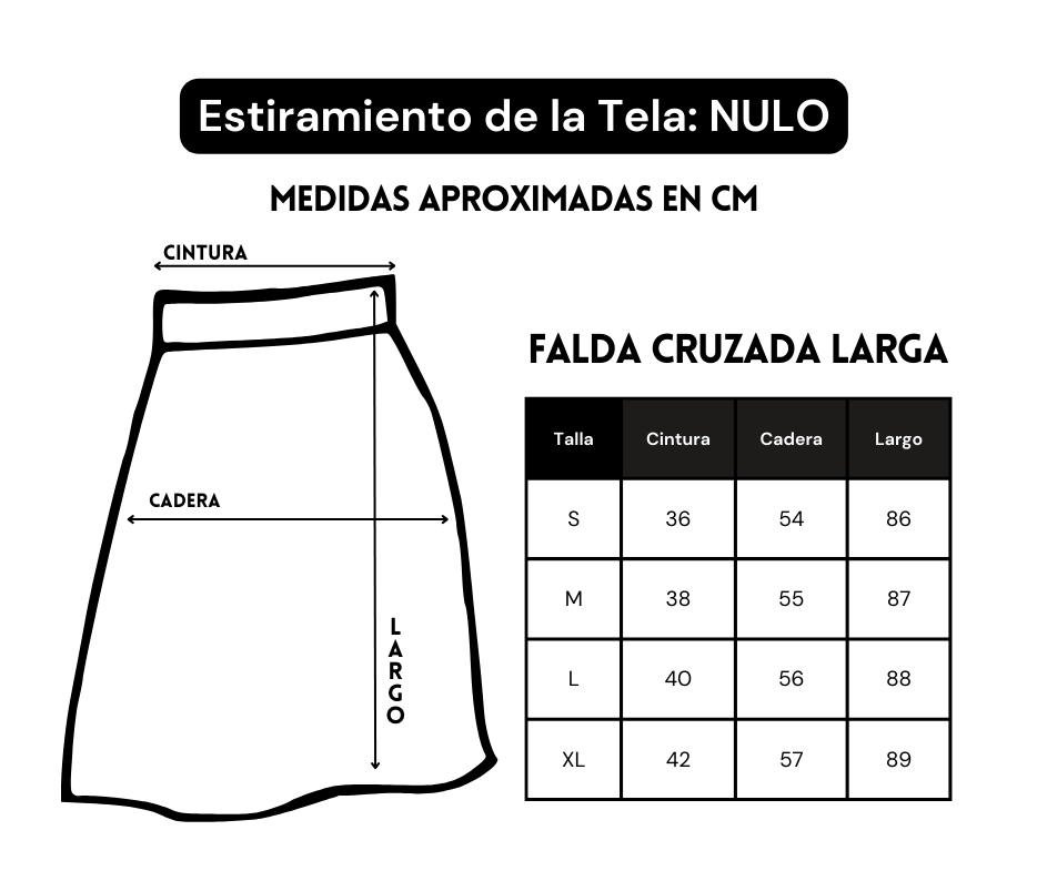 Falda Cruzada Larga