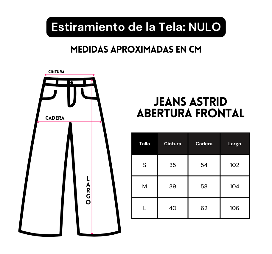 Jeans Astrid Abertura Frontal