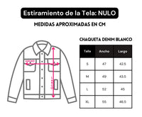 Chaqueta Denim Blanco