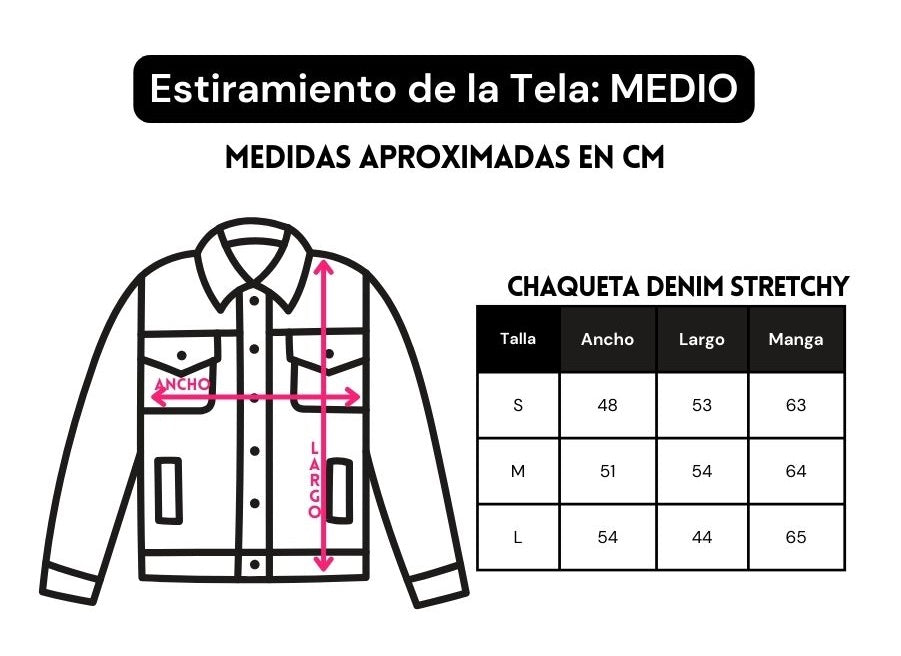 Chaqueta Denim Stretchy