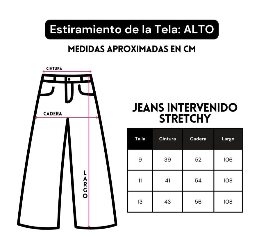 Jeans Intervenido Stretchy