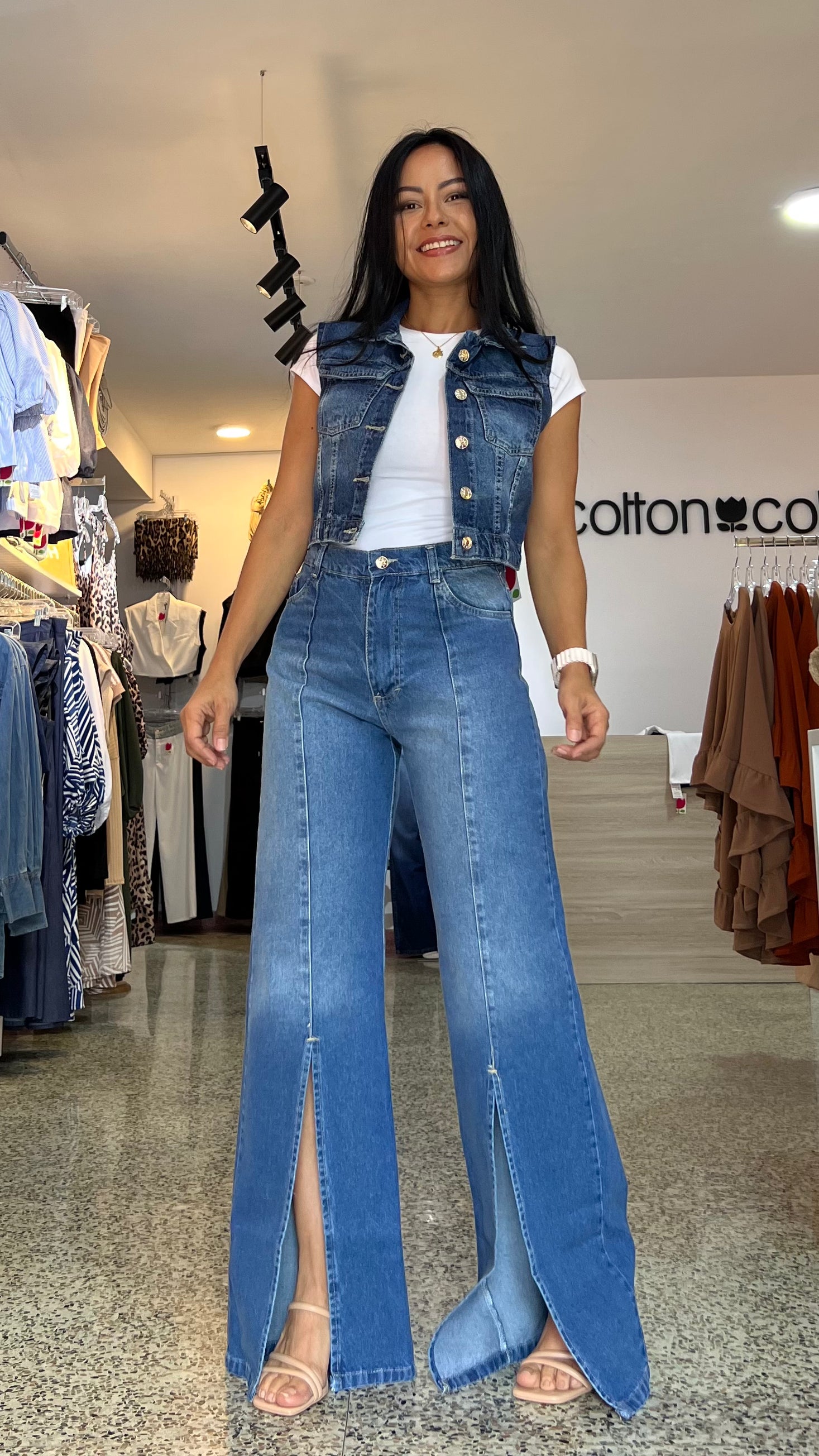 Chaleco Denim