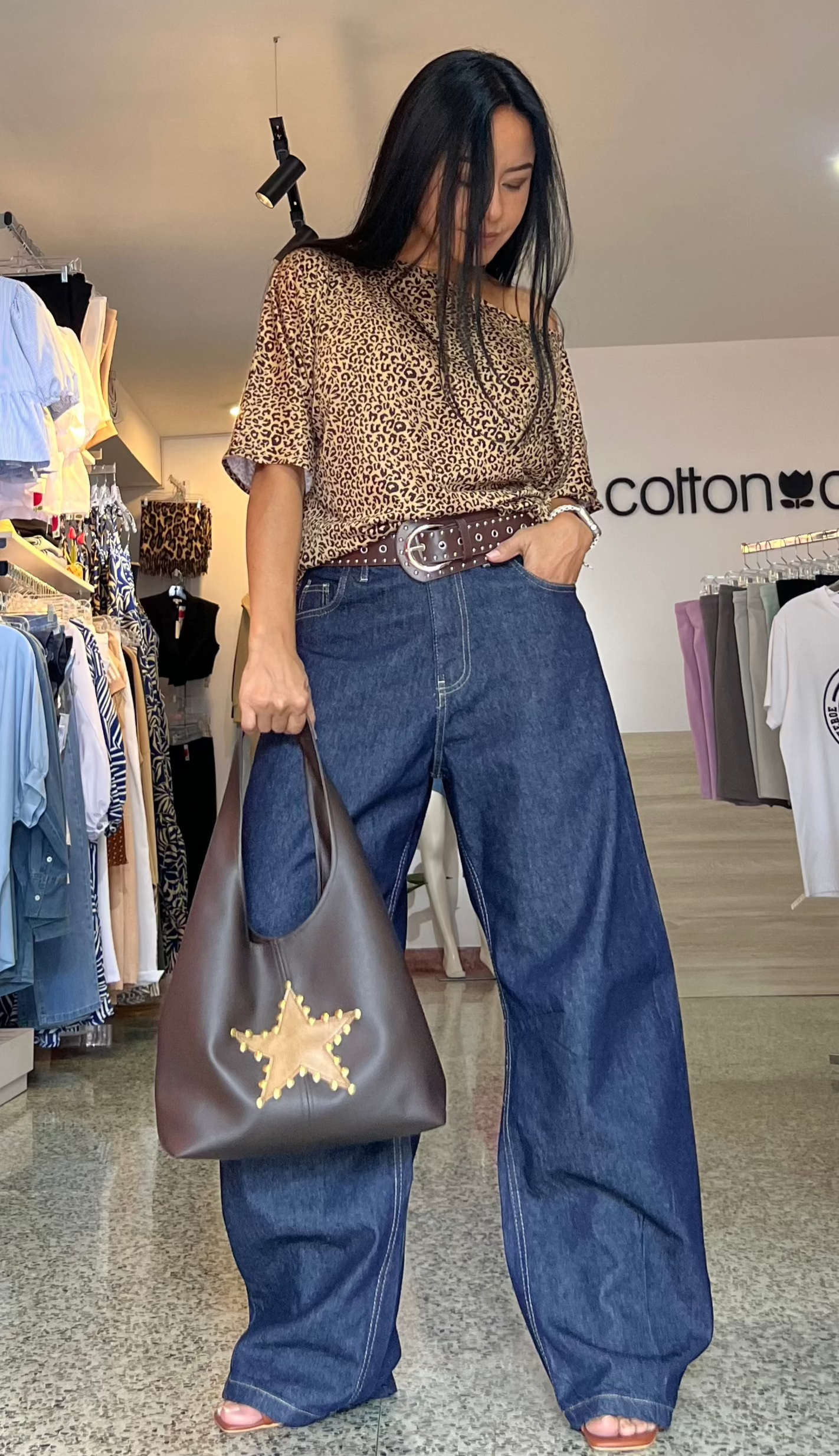Blusa Hombro Caído